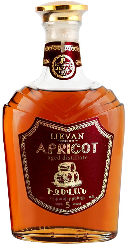 Горілка Ijevan Абрикос 5 років витримка 40%