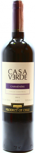 Вино Casa Verde Carmenere червоне сухе 13%