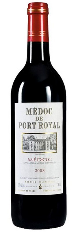 Вино Medoc de Port Royal 2008 червоне сухе 12.5%