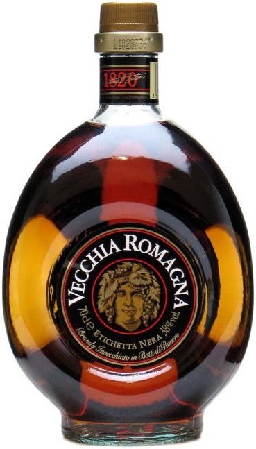 Бренді Vecchia Romagna Etiсhetta Nera 38%