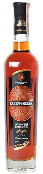 Коньяк Кахетинський 5 років витримки 40%