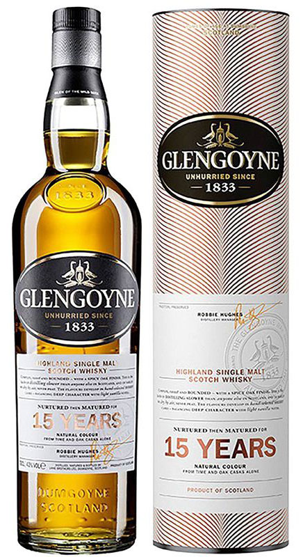 Віскі Glengoyne 15 років витримки 43%
