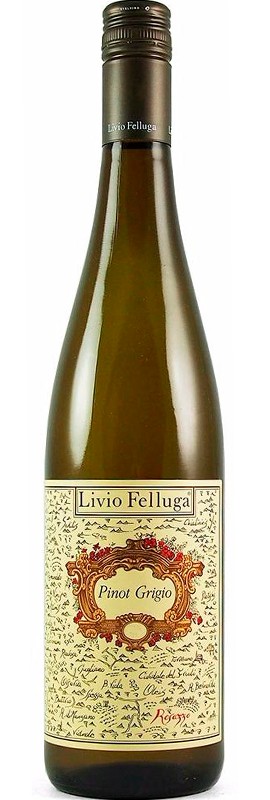 Вино Pinot Grigio Livio Felluga біле сухе