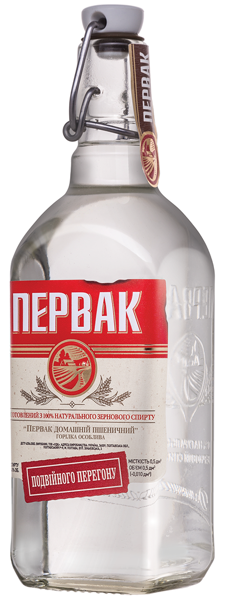 Горілка Первак Домашня пшеничне 40%