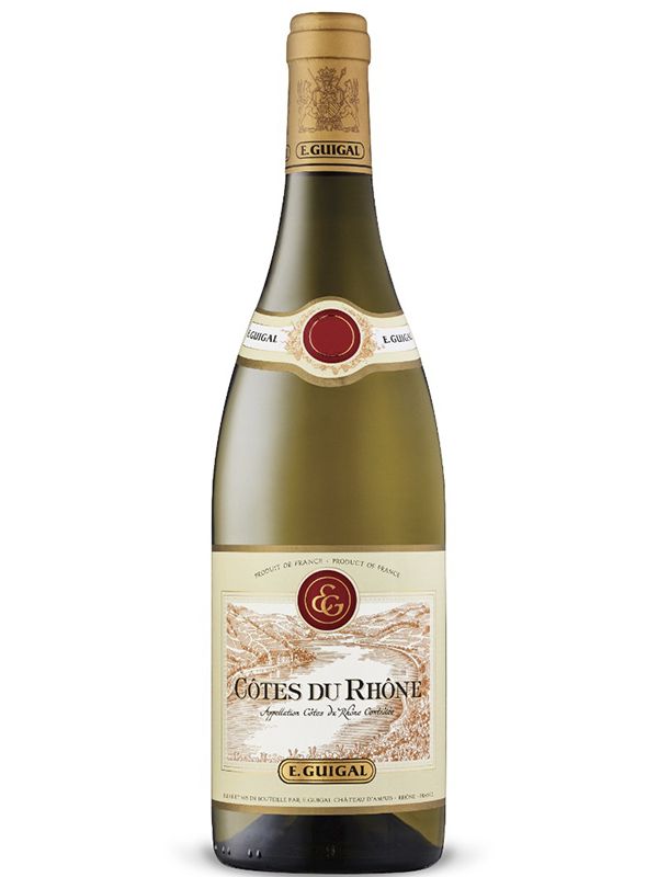 Вино Cotes du Rhone Blanc E.Guigal біле сухе