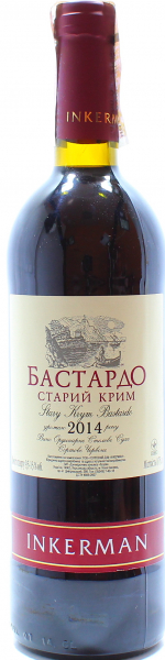 Вино Inkerman Бастардо Старий Крим червоне сухе 9.5-12%