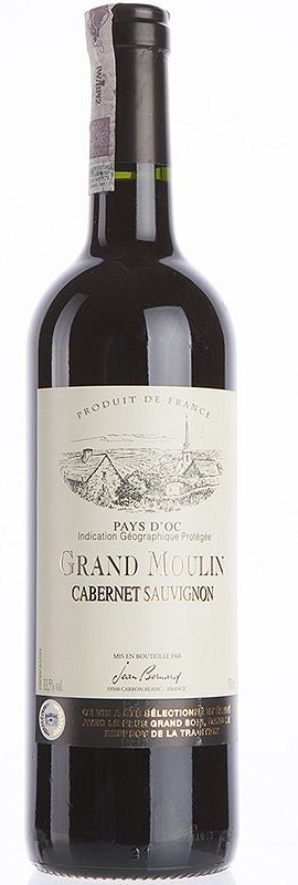 Вино Cabernet Sauvignon "Grand Moulin" Cheval Quancard червоне сухе