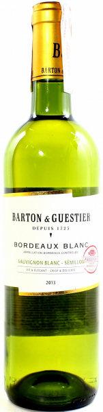 Вино Barton & Guestier Bordeaux Blanc Passeport біле сухе 11.5%