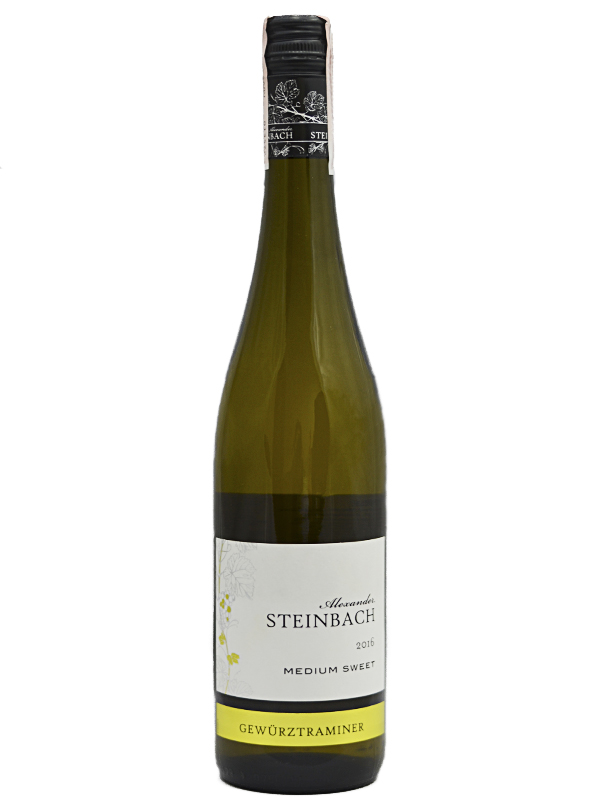 Вино Gewurztraminer Alexander Steinbach біле напівсолодке