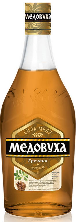 Горілка Медовуха Гречана 40%