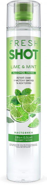 Настоянка Fresh Shot Lime&Mint