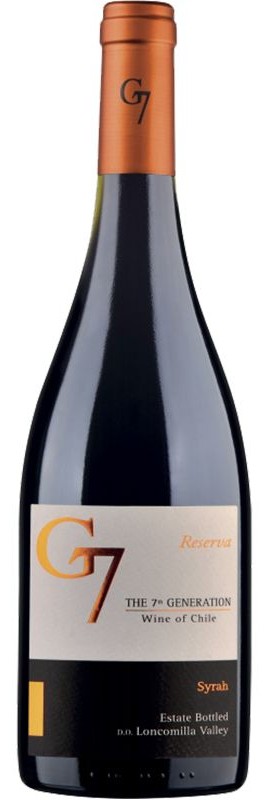 Вино Shiraz Reserva "G7" червоне сухе