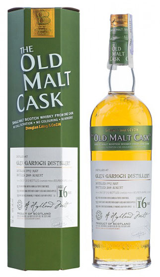 Віскі Douglas Laing Glen Garioch Vintage 16 YO Bourbon Cask 50%