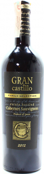 Вино Bodegas Gran Castillo Selection Cabernet Sauvignon червоне напівсухе 12.5%