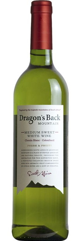 Вино Medium Sweet Dragon's Back біле напівсолодке