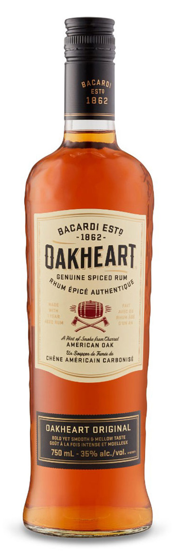 Ром Bacardi Oakheart Original 12 місяців витримки 35%