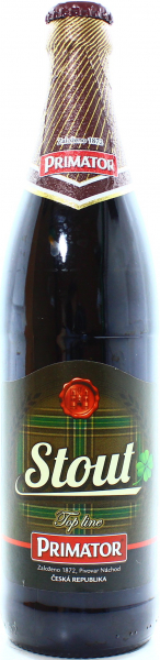 Упаковка пива Primator Stout темне фильтрованное 4.7%