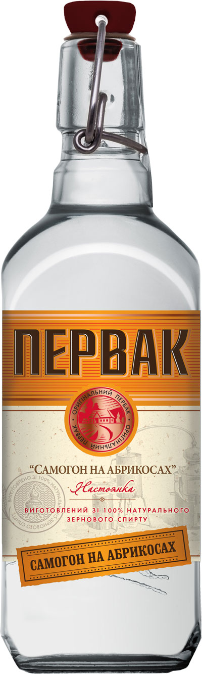 Настоянка Первак Самогон на абрикосах 40%