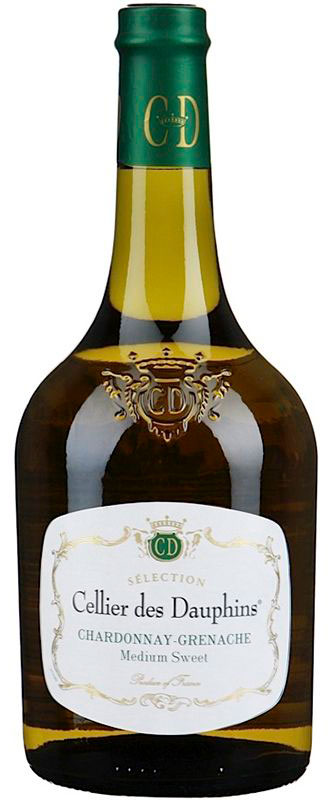 Вино Chardonnay-Grenache Cellier des Dauphins біле напівсолодке 12.5%