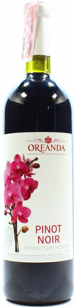 Вино Oreanda Pinot Noir червоне напівсолодке 9.5-13%