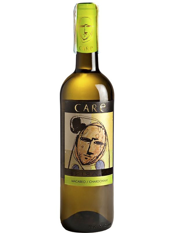 Вино Macabeo-Chardonnay Bodegas Care біле сухе