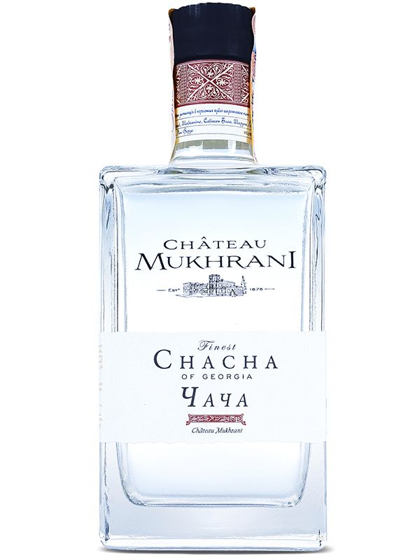 Виноградна горілка Chateau Mukhrani Чача в подарунковій упаковці 43%