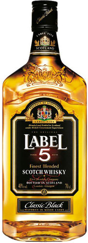 Віскі Label 5 3 роки витримки 40%