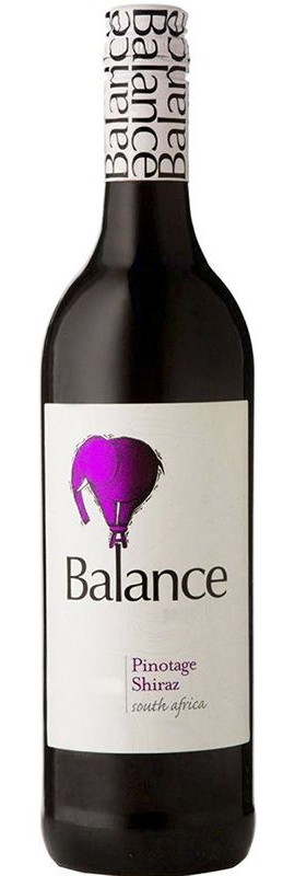 Вино Pinotage — Shiraz "Balance" Overhex червоне сухе 13.5%