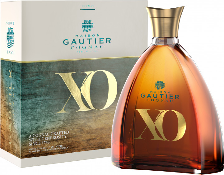 Коньяк Gautier XO 40% в подарунковій упаковці