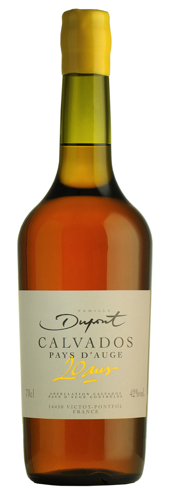 Кальвадос Domaine Dupont Pays d`Auge 20 ans