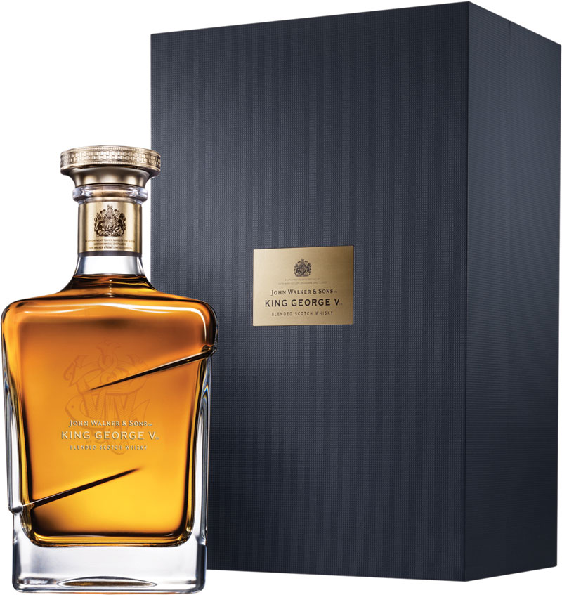 Віскі Johnnie Walker Blue label King George V витримка 25 років 43% в подарунковій упаковці