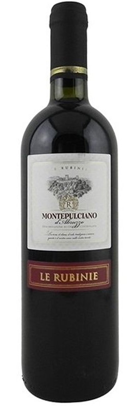 Вино Montepulciano d'Abruzzo Le Rubinie червоне сухе