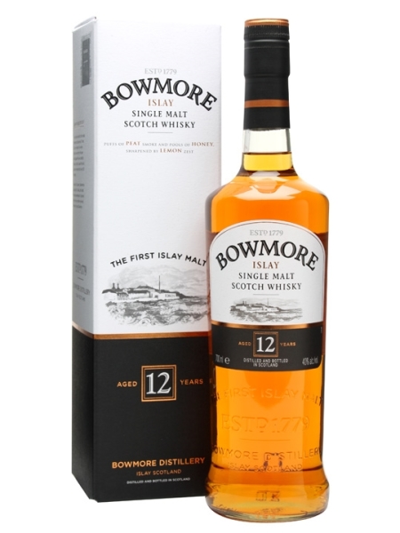 Віскі Bowmore 12 років витримки 40% в коробці