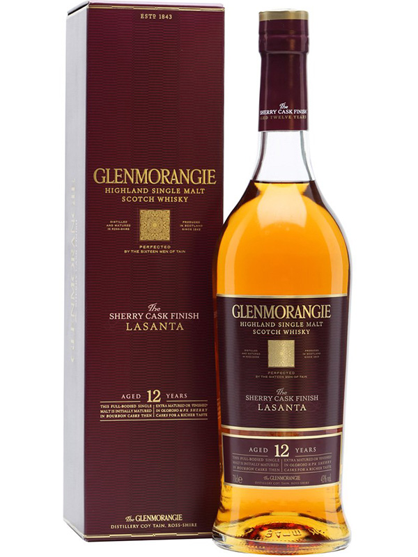 Віскі Glenmorangie Lasanta 12 років витримки 43%