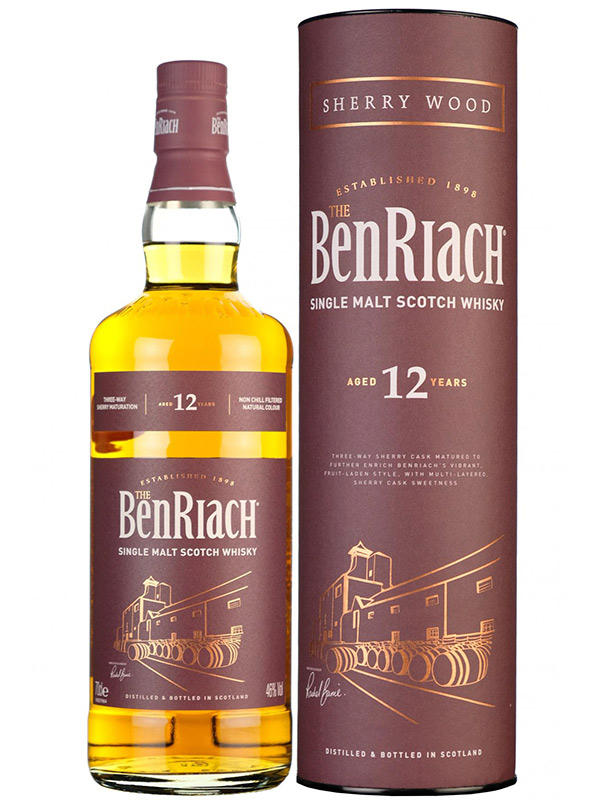Віскі Ben Riach Sherry 12 років витримки 46%