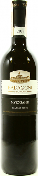 Вино Бадагони Мукузани червоне сухе 12%