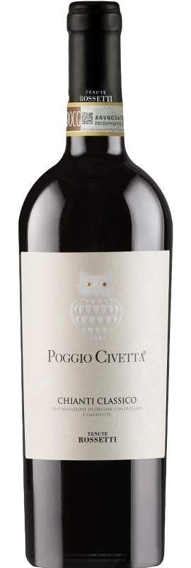 Вино Poggio Civetta Chianti Classico Tenute Rossetti червоне сухе 13%