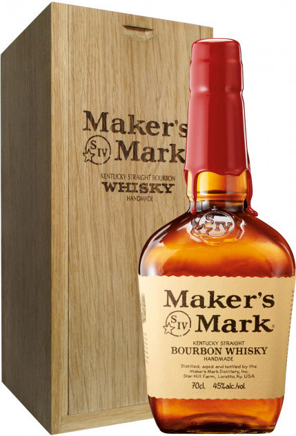 Віскі Maker's Mark в дерев'яній коробці 45%