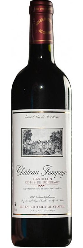 Вино Cotes de Bordeaux Chateau Fompeyre 2005 червоне сухе