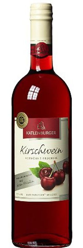 Плодове вино Kirschwein Katlenburger червоне напівсолодке вишня