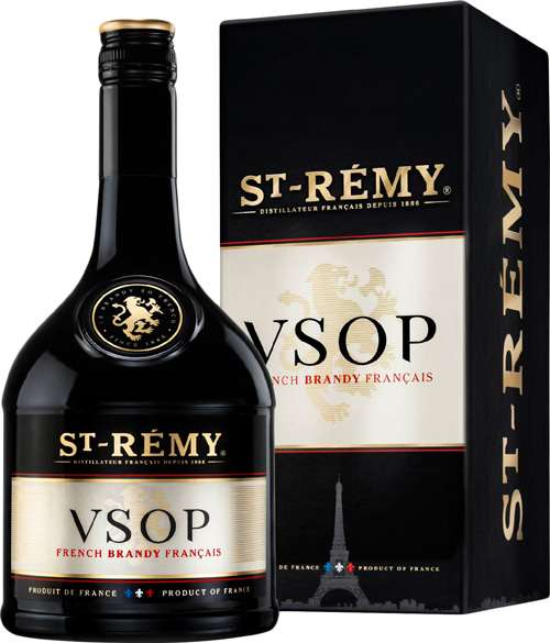 Бренді St-Remy Authentic VSOP не менш 4 років витримки 40% в подарунковій упаковці