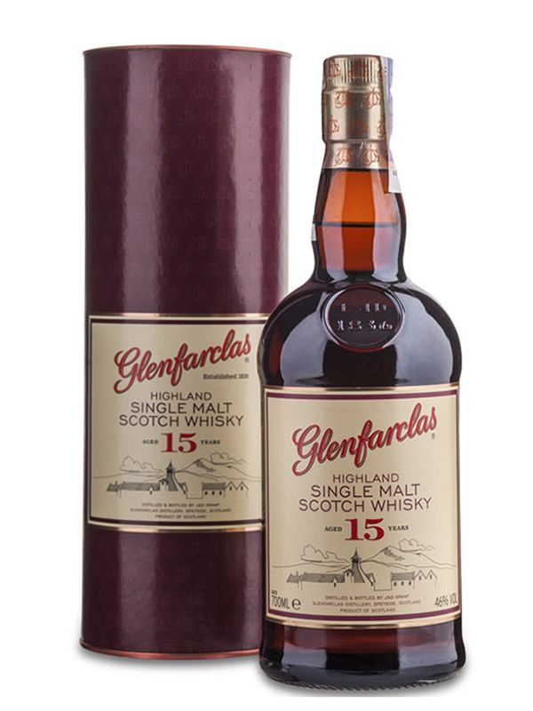 Віскі Glenfarclas 15 років витримки 46%