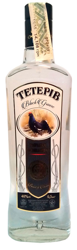 Горілка Тетерів 40%
