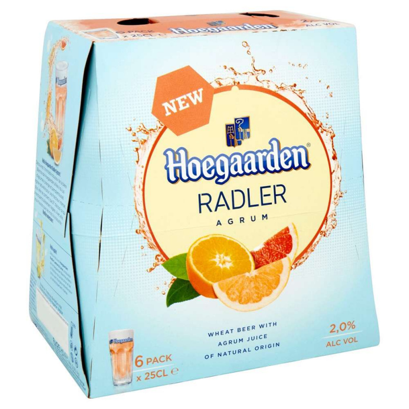 Упаковка пива HoeGaarden Radler Agrum 2%