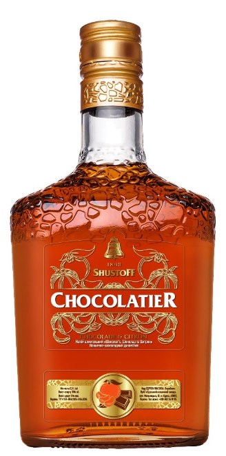 Коньячно-шоколадний напій Шустов Chocolatier Chocolade & Сitron 3 роки витримки 30%