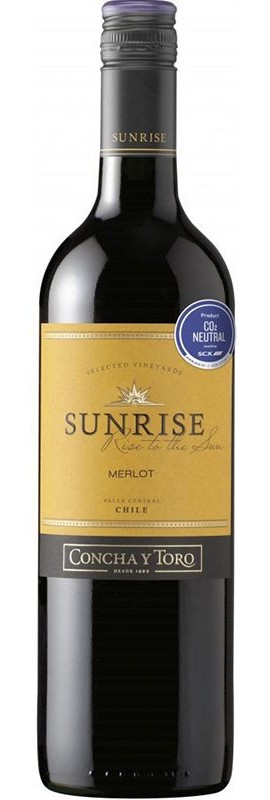 Вино Sunrise Merlot Concha y Toro червоне сухе 12%
