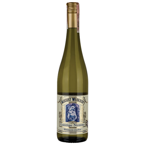 Вино Lustige Nonne біле сухе 9.5%