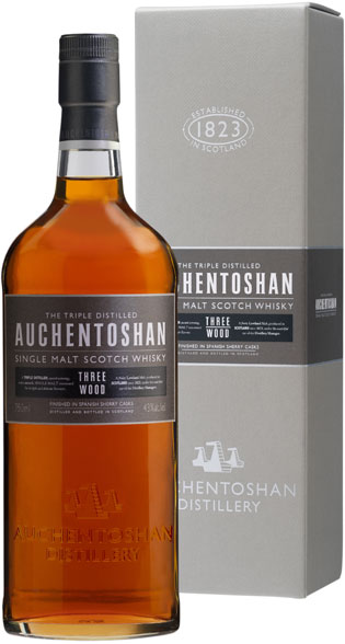 Віскі Auchentoshan Three Wood 8 років витримки 43%