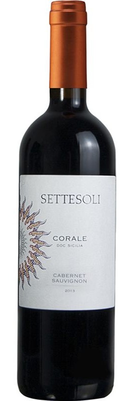 Вино Cabernet Sauvignon "Corale" Settesoli червоне сухе