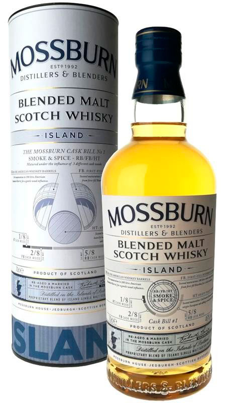 Віскі Mossburn Island Blended Malt Scotch Whisky 46%